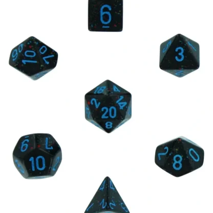 Flash Sale Blue Stars: Speckled Polyhedral Dice Set (7's) CHX 25338 - Miniature Marvels: Airplane Models & Painted Dice Dice