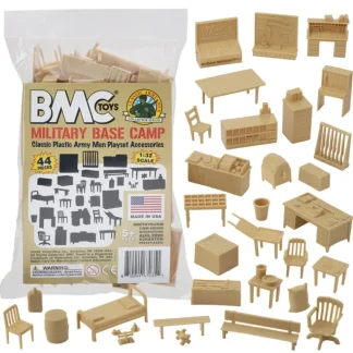 BMC Toys 67035 Classic Marx Military Base Camp Accessory Set - Miniature Marvels: Airplane Models & Painted Dice* Airplane Model