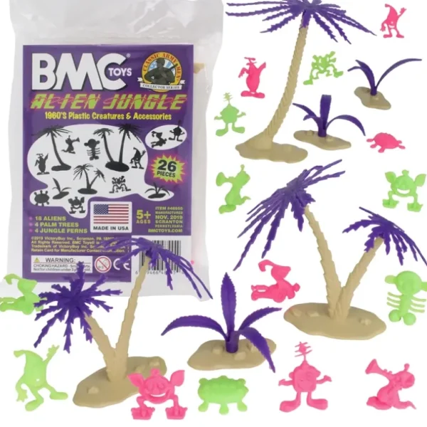BMC Toys 48555 Sci-Fi Alien Jungle - Miniature Marvels: Airplane Models & Painted Dice* Airplane Model