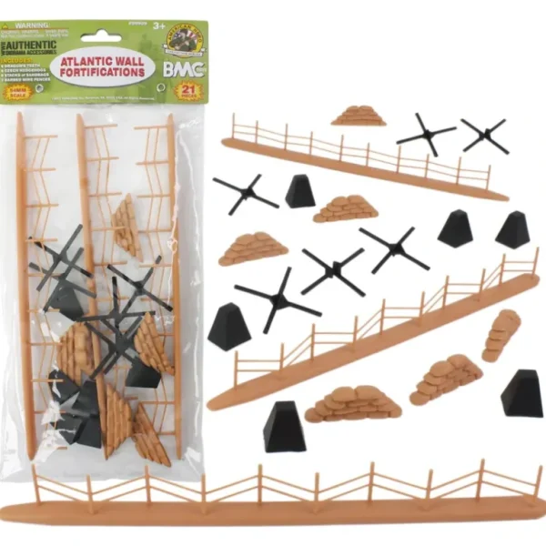 BMC Toys 99999 WWII Atlantic Wall Fortifications - Miniature Marvels: Airplane Models & Painted Dice* Airplane Model