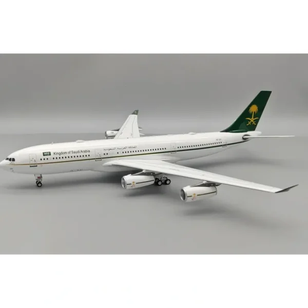 B-Models B-342-124 1:200 Saudi Arabia Government Airbus A340-213 HZ-124 - Miniature Marvels: Airplane Models & Painted Dice* Airplane Model