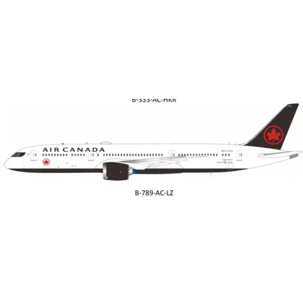 B-Models B-789-AC-LZ 1:200 Air Canada Boeing 787-9 C-FVLZ - Miniature Marvels: Airplane Models & Painted Dice* Airplane Model