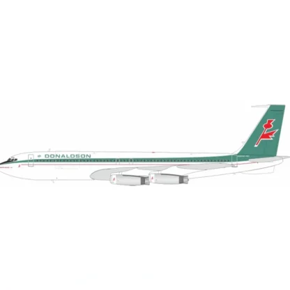 B-Models B-707-AYXR 1:200 Donaldson International Boeing 707-300 G-BAEL - Miniature Marvels: Airplane Models & Painted Dice* Airplane Model