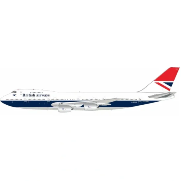 B-Models B-742-BDXA 1:200 British Airways Boeing 747-236 G-BDXA - Miniature Marvels: Airplane Models & Painted Dice* Airplane Model