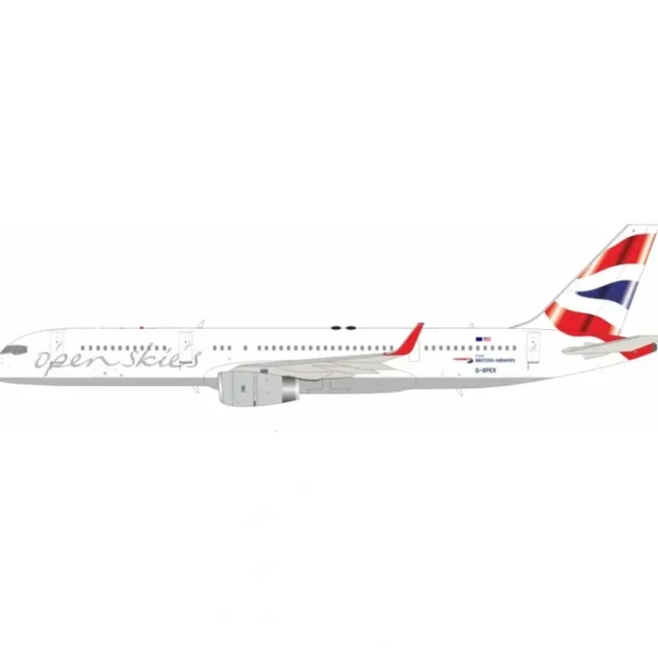 B-Models B-757-BPEK British Airways Boeing 757-236 G-BPEK - Miniature Marvels: Airplane Models & Painted Dice* Airplane Model