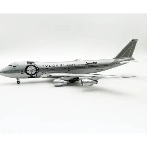 B-Models B-BULGARI-MS 1:200 Alitalia Boeing 747-243B "Bulgari" - Miniature Marvels: Airplane Models & Painted Dice* Airplane Model