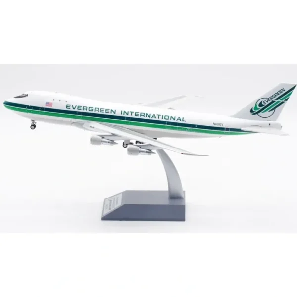 B-Models B-741-EZ-481 1:200 Evergreen International Airlines Boeing 747-132(SF) N481EV - Miniature Marvels: Airplane Models & Painted Dice* Airplane Model