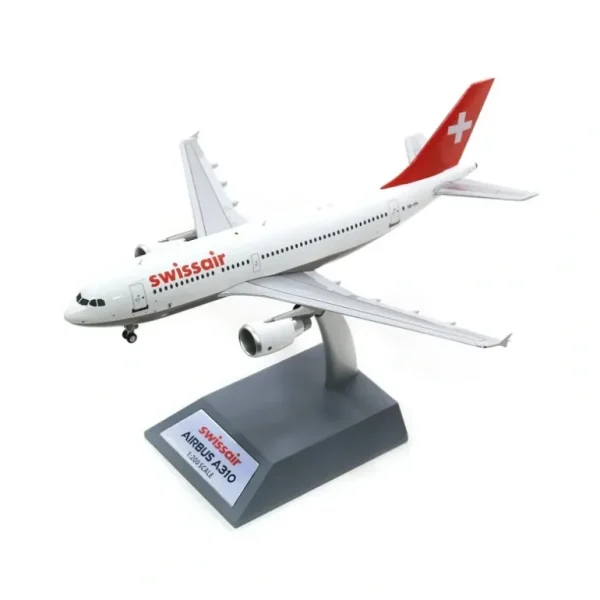 B-Models B-310-HB-0320 1:200 SwissAir Airbus A310 HB-IPA - Miniature Marvels: Airplane Models & Painted Dice* Airplane Model