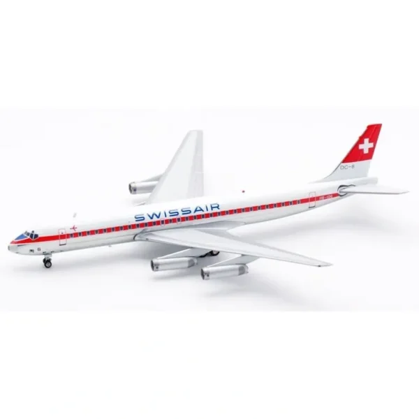 B-Models B-862-IDG-P 1:200 SWISSAIR DC8-62 HB-IDG - Miniature Marvels: Airplane Models & Painted Dice* Airplane Model
