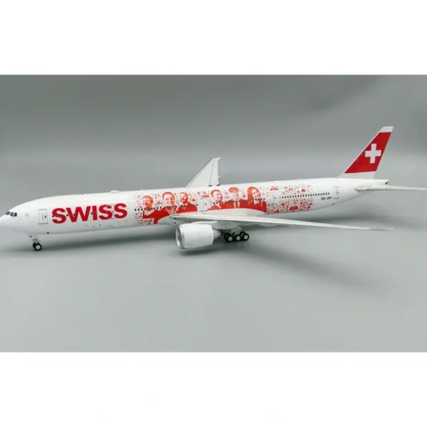 B-Models B-773-JNA 1:200 Swiss International Air Lines Boeing 777-3DE/ER HB-JNA - Miniature Marvels: Airplane Models & Painted Dice* Airplane Model