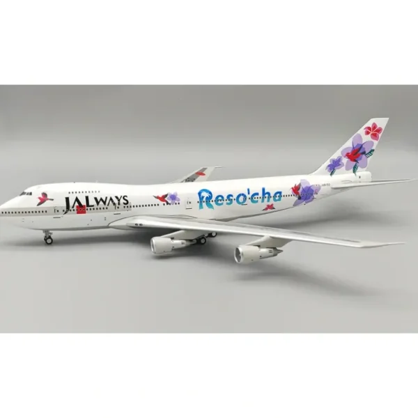 B-Models B-742-RES-8150 1:200 JALways - Reso`cha Boeing 747-246B JA8150 - Miniature Marvels: Airplane Models & Painted Dice* Airplane Model