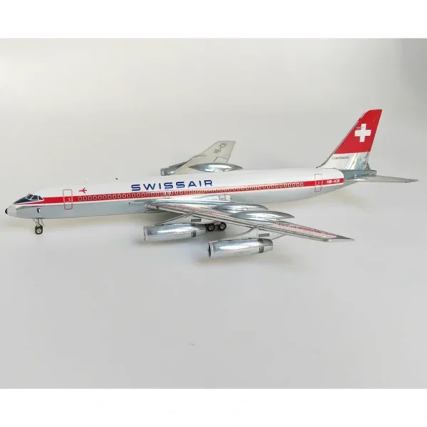 B-Models B-990-SR-CB Swissair Convair CV-990A Coronado (30A-6) HB-ICB - Miniature Marvels: Airplane Models & Painted Dice* Airplane Model