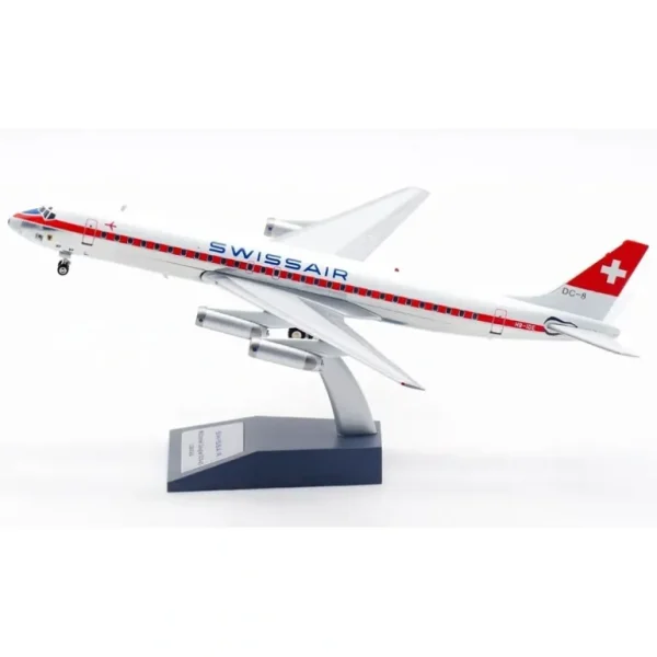 *B-Models B-862-SR-IDE-P 1:200 Swiss Air Mcdonnell Douglas DC-8-62 - Miniature Marvels: Airplane Models & Painted Dice* Airplane Model