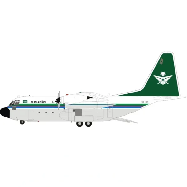 *B-Models B-130-SV-02 1:200 Saudi Arabian Royal Flight C-130H - Miniature Marvels: Airplane Models & Painted Dice* Airplane Model