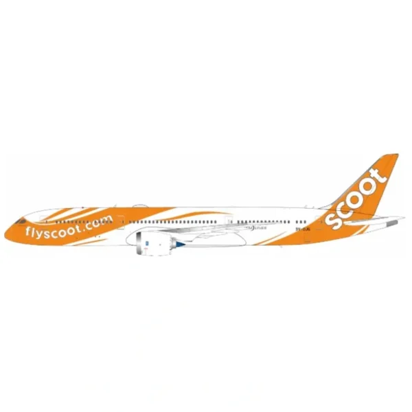 B-Models B-789-TR-0JG 1:200 SCOOT Boeing 787-9 9V-OJG - Miniature Marvels: Airplane Models & Painted Dice* Airplane Model