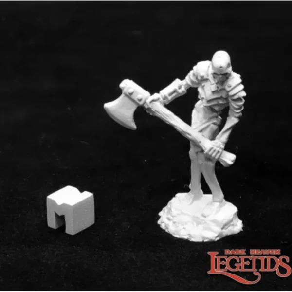 Shop Bog Skeleton with Great Axe: Dark Heaven Legends RPR 03943 - Miniature Marvels: Airplane Models & Painted Dice Miniature