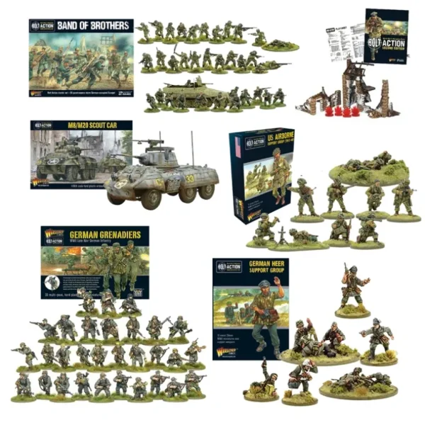 Bolt Action - Band of Brothers All-In Complete Bundle - Miniature Marvels: Airplane Models & Painted Dice* Shop All