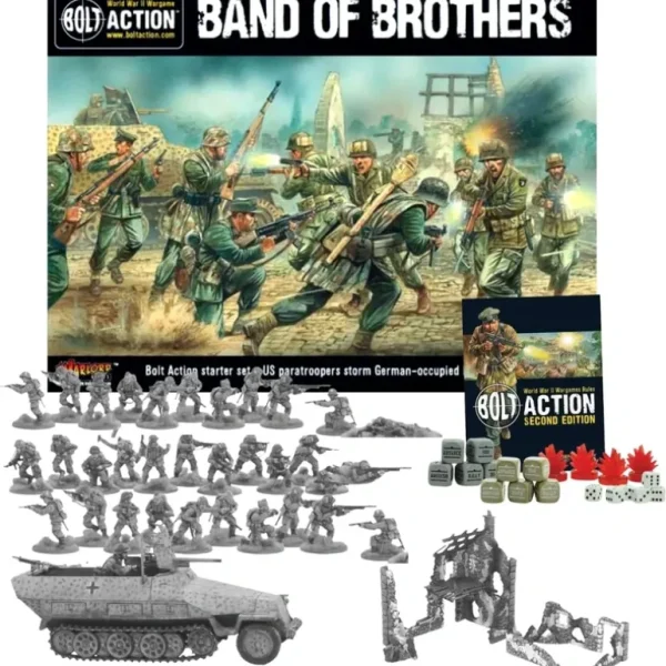 Bolt Action - Band Of Brothers Starter Set - Miniature Marvels: Airplane Models & Painted Dice* Shop All