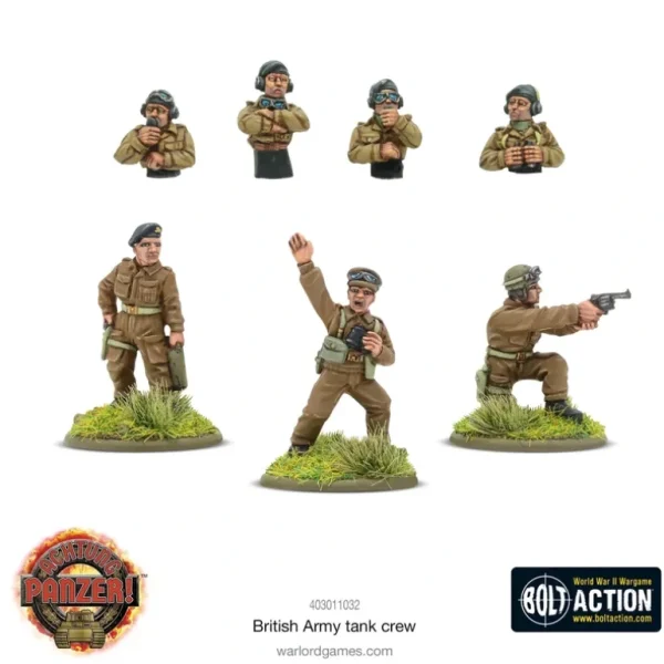 Bolt Action - Bolt Action - Great Britain: British Army Tank Crew - Miniature Marvels: Airplane Models & Painted Dice* Shop All