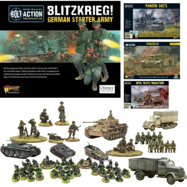 Bolt Action - Early German Army Bundle - Miniature Marvels: Airplane Models & Painted Dice* Shop All