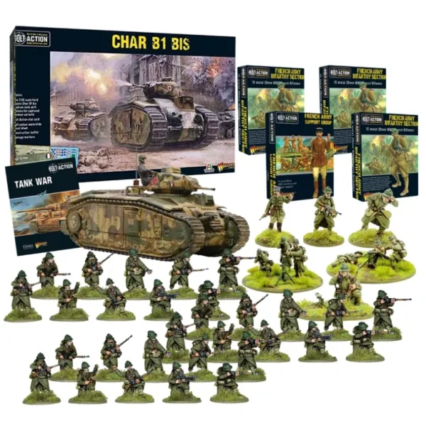 Bolt Action - French Army Bundle - Miniature Marvels: Airplane Models & Painted Dice* Shop All