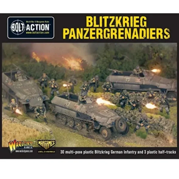 Bolt Action - Germany: Blitzkrieg Panzergrenadiers - Miniature Marvels: Airplane Models & Painted Dice* Shop All