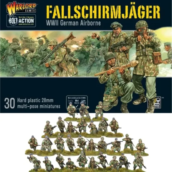 Bolt Action - Germany: Fallschirmjger (German Paratroopers) Set + Digital Guide: Stalingrad - Miniature Marvels: Airplane Models & Painted Dice* Shop All