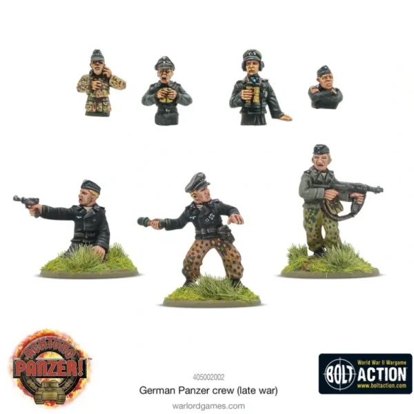 Bolt Action - Germany: German Panzer Crew (Late War) - Miniature Marvels: Airplane Models & Painted Dice* Shop All
