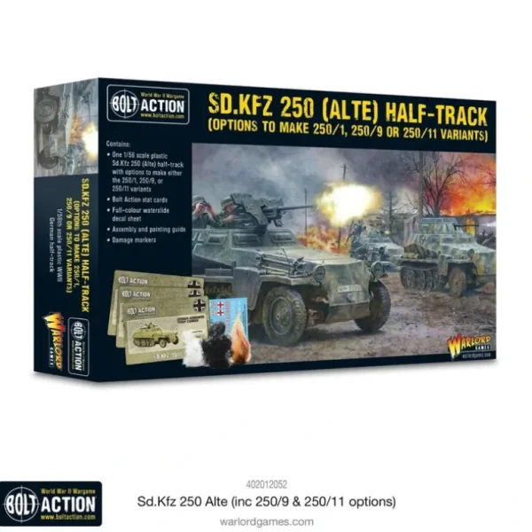 Bolt Action - Germany: Half-Track Sd.Kfz 250 (Alte) - Miniature Marvels: Airplane Models & Painted Dice* Shop All