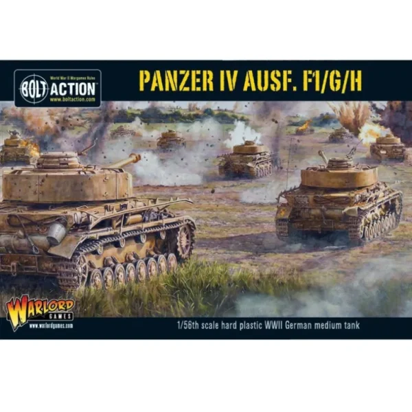 Bolt Action - Germany: Panzer IV Ausf. F1/G/H Medium Tank (plastic) - Miniature Marvels: Airplane Models & Painted Dice* Shop All