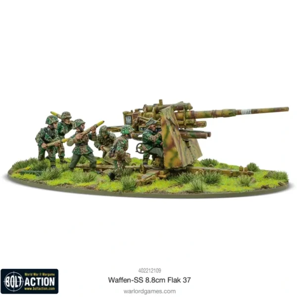Bolt Action - Germany: Waffen-SS 8.8cm Flak 37 - Miniature Marvels: Airplane Models & Painted Dice* Shop All