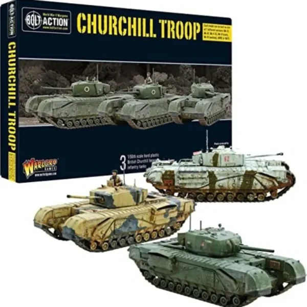Bolt Action - Great Britain: Churchill Troop - Miniature Marvels: Airplane Models & Painted Dice* Shop All