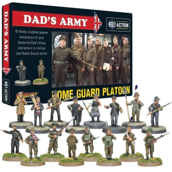 Bolt Action - Great Britain: Dad's Army Home Guard Platoon - Miniature Marvels: Airplane Models & Painted Dice* Shop All