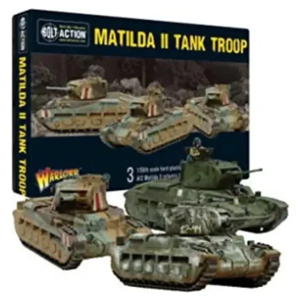 Bolt Action - Great Britain: Matilda II Troop - Miniature Marvels: Airplane Models & Painted Dice* Shop All
