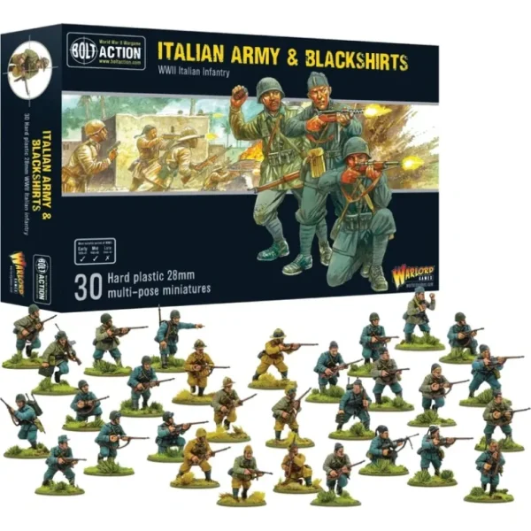 Bolt Action - Italy: Italian Army & Blackshirts - Miniature Marvels: Airplane Models & Painted Dice* Shop All