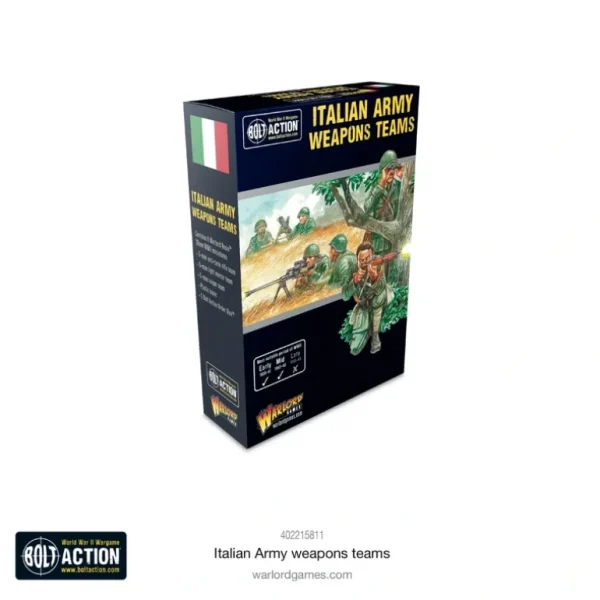 Bolt Action - Italy: Italian Army Weapons Teams - Miniature Marvels: Airplane Models & Painted Dice* Shop All