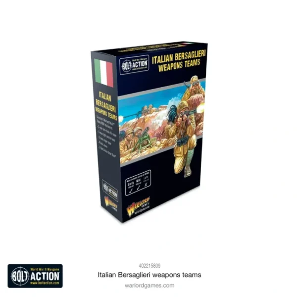 Bolt Action - Italy: Italian Bersaglieri Weapons Teams - Miniature Marvels: Airplane Models & Painted Dice* Shop All