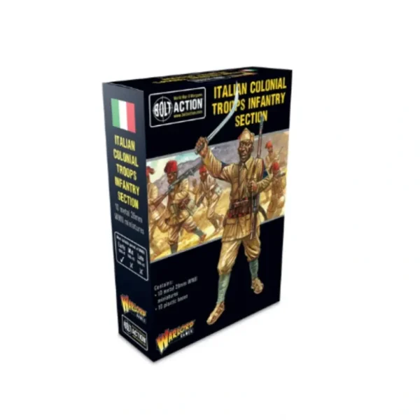 Bolt Action - Italy: Italian Colonial Troops Infantry Squad - Miniature Marvels: Airplane Models & Painted Dice* Shop All