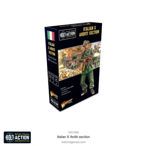 Bolt Action - Italy: Italian X Arditi Section - Miniature Marvels: Airplane Models & Painted Dice* Shop All