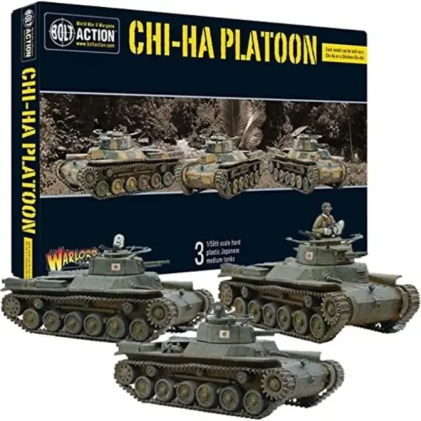 Bolt Action - Japan: Chi-Ha Platoon - Miniature Marvels: Airplane Models & Painted Dice* Shop All