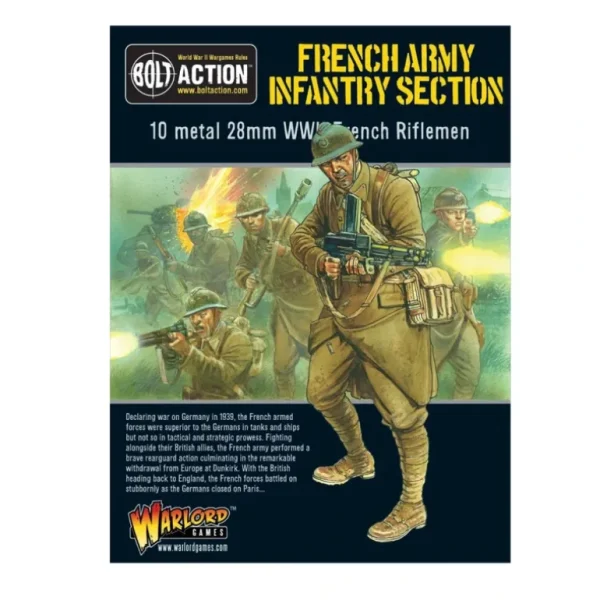Bolt Action - More Allies: French Army Infantry Section - Miniature Marvels: Airplane Models & Painted Dice* Shop All