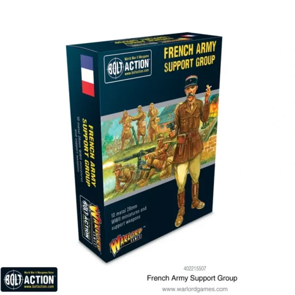 Bolt Action - More Allies: French Army Support Group - Miniature Marvels: Airplane Models & Painted Dice* Shop All