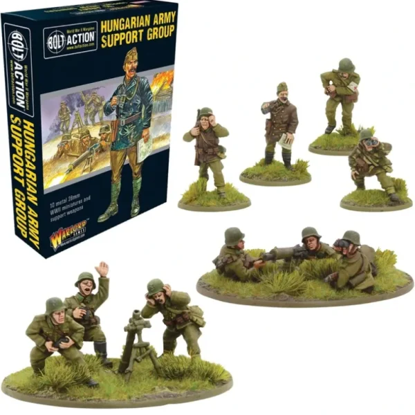 Bolt Action - More Axis: Hungarian Army Support Group - Miniature Marvels: Airplane Models & Painted Dice* Shop All
