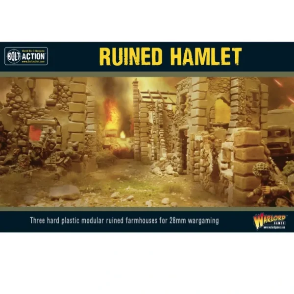 Bolt Action - Ruined Hamlet - Miniature Marvels: Airplane Models & Painted Dice* Shop All
