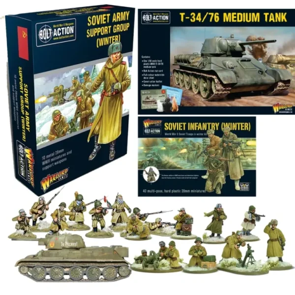 Bolt Action - Soviet Stalingrad Bundle - Miniature Marvels: Airplane Models & Painted Dice* Shop All