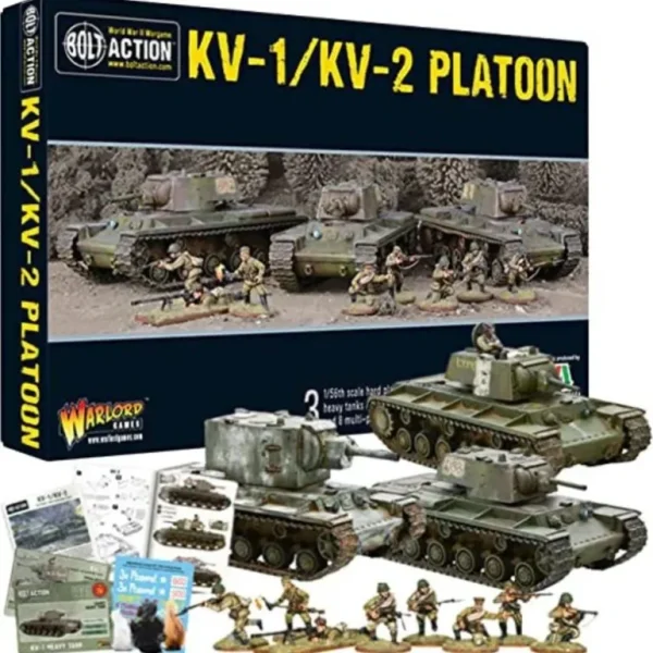 Bolt Action - Soviet Union: KV1/2 Platoon - Miniature Marvels: Airplane Models & Painted Dice* Shop All
