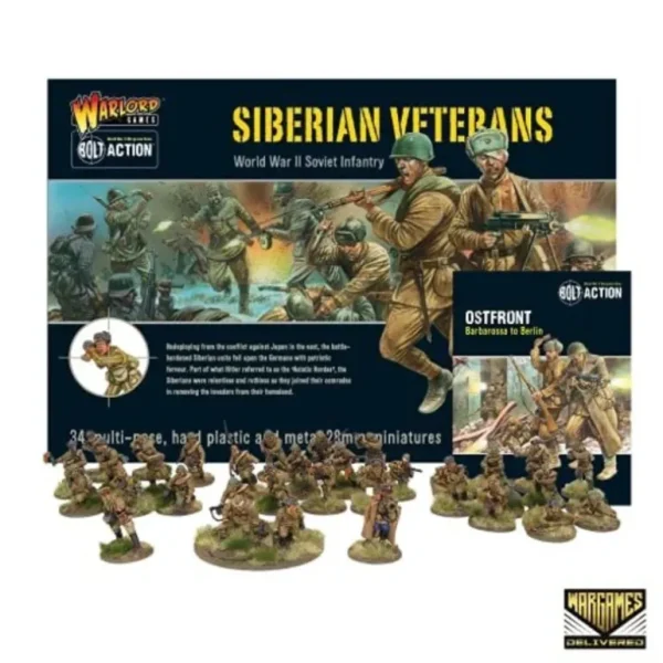 Bolt Action - Soviet Union: Siberian Veterans Set + Digital Guide: Ostfront - Miniature Marvels: Airplane Models & Painted Dice* Shop All