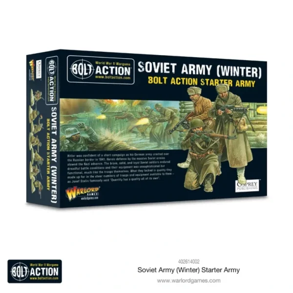 Bolt Action - Soviet Union: Soviet Army (Winter) Starter Army - Miniature Marvels: Airplane Models & Painted Dice* Shop All