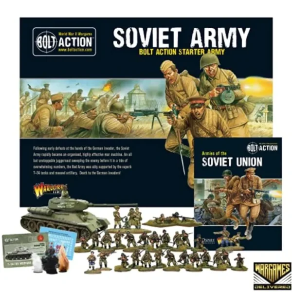Bolt Action - Soviet Union: Soviet Starter Set + Digital Guide: Armies of the Soviet Union - Miniature Marvels: Airplane Models & Painted Dice* Shop All