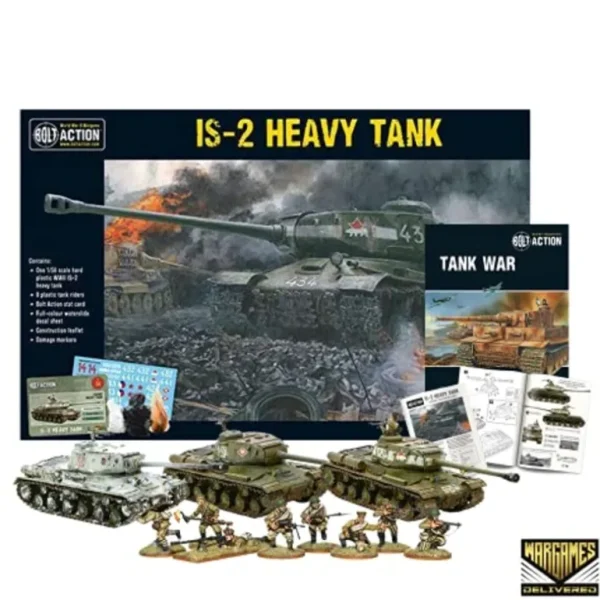 Bolt Action - Tank War: Is-2 Heavy Tank + Digital Guide: Tank War - Miniature Marvels: Airplane Models & Painted Dice* Shop All
